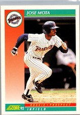 1992 Score Baseball - #742 Jose Mota