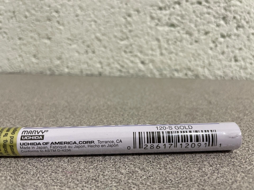 Marcador Marvy Uchida DECOColor Líquido Extra Fino DORADO 120-S Foto 3 de 3