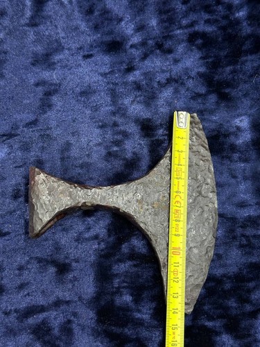 Ancient Battle Iron Ax with Ornament Kievan Rus - Vikings 9 - 12 century AD. - Picture 19 of 20
