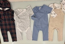 JANIE AND JACK Snow Cub Tan Cable Knit Sweater Romper Set Size 18-24 Months