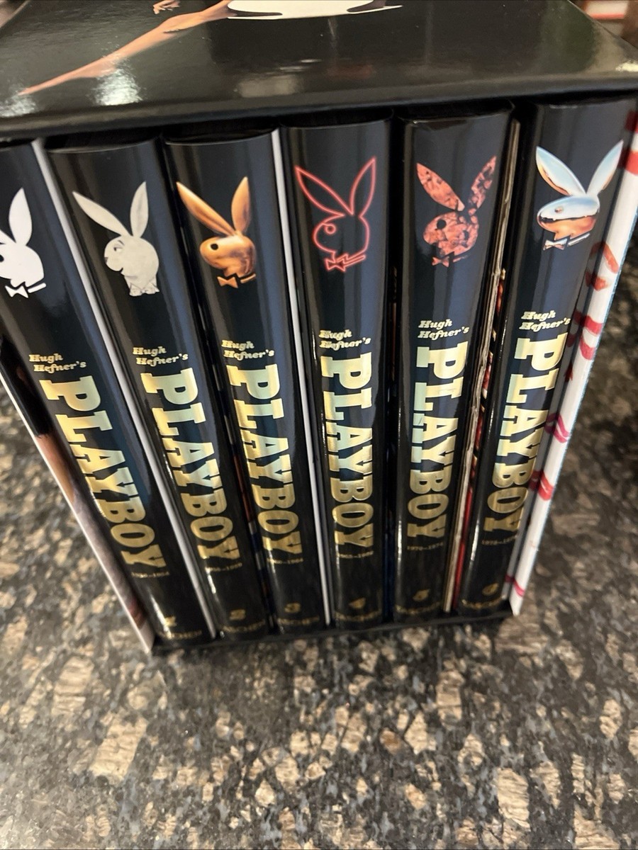 Complete Taschen Playboy Book Set 1-6 W/ Slip Case And Original