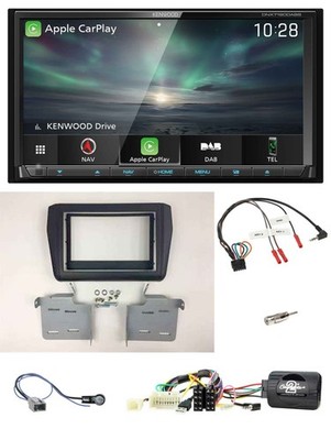 Kenwood Bluetooth USB 2DIN Lenkrad TMC DAB Navigation für Suzuki Swift ab 2018 s