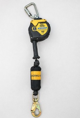 Werner Max Patrol 10ft Self Retracting Lifeline Class 2 w/ Carabiner & Snap Hook