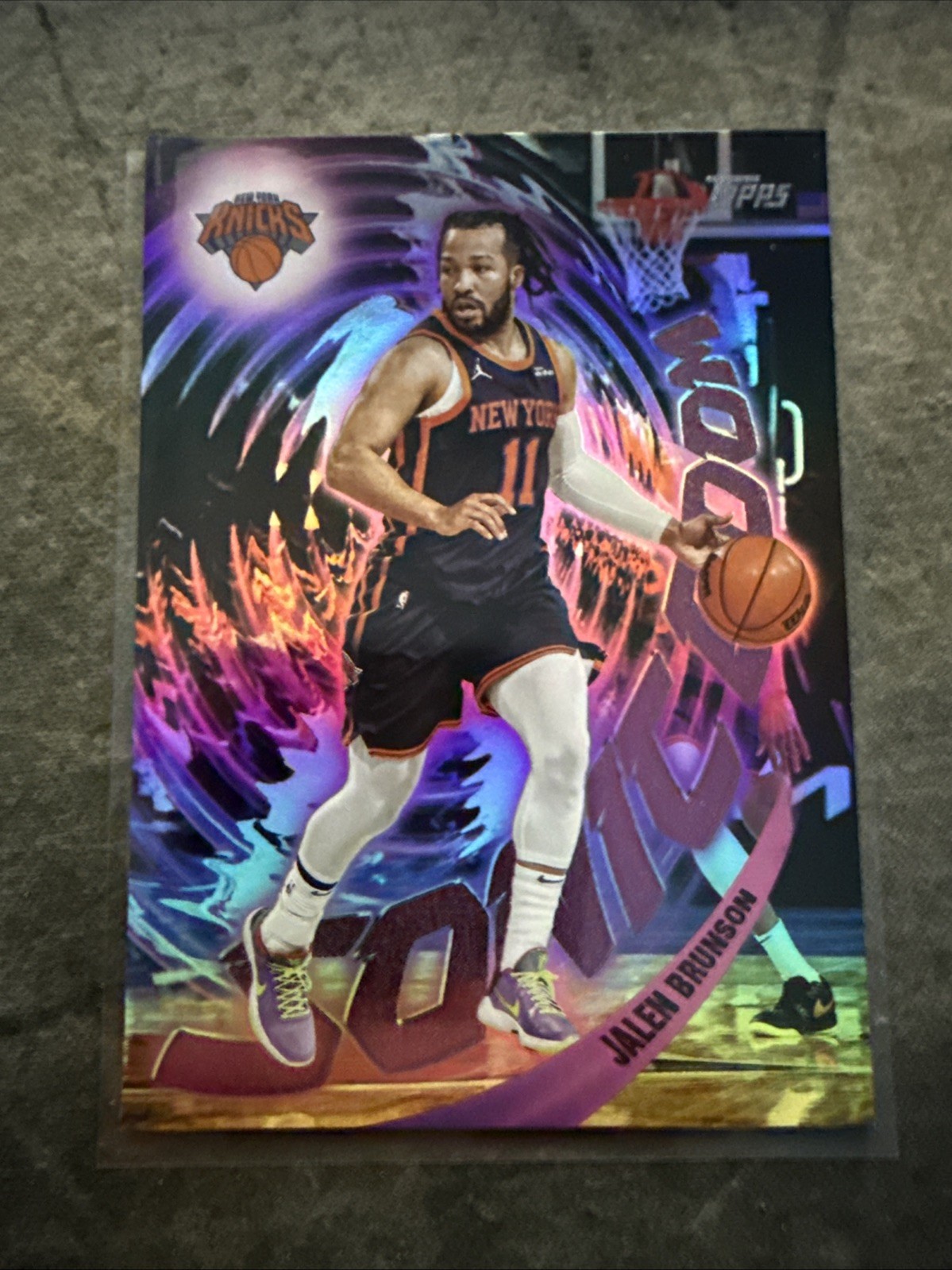 2025-26 Topps NBA - Jalen Brunson Sonic Boom SP Case Hit ! #SB-14 NY Knicks