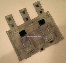 3 Mag MOLLE Ammo Pouch USMC + 2 Pistol 9mm Pouch Coyote Brown FSBE Made in USA