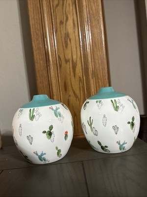 Cactus Vase 6''×6'' Apropos Home Collection Pack Of 2