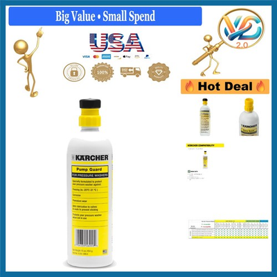 #ad Kärcher Pump Guard Anti Freeze amp; Lubrication 16oz for Pressure Washers $12.48