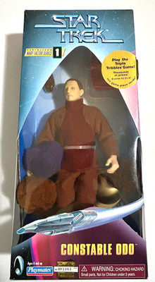 ''Star Trek Deep Space Nine  Constable Odo + 3 Tribbles, 9'' Playmates Figure New