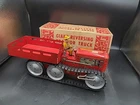 1940s Marx Giant Reversing Tractor Truck w/Farmer Vtg Working Wind Up Tin. MG