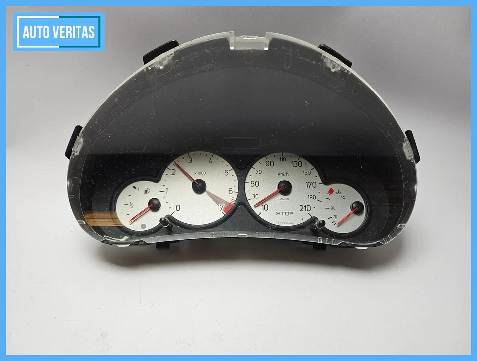 Original Peugeot 206 CC 1.6 80kW 109PS Tacho instrument cluster 9656696380 - Image 2 of 4