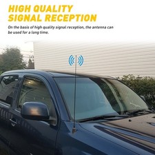 21 Black Stainless Antenna Mast Power Radio Amfm For Toyota Tacoma 1995-2016 A