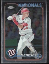2024 Topps Chrome Joey Meneses Washington Nationals #242