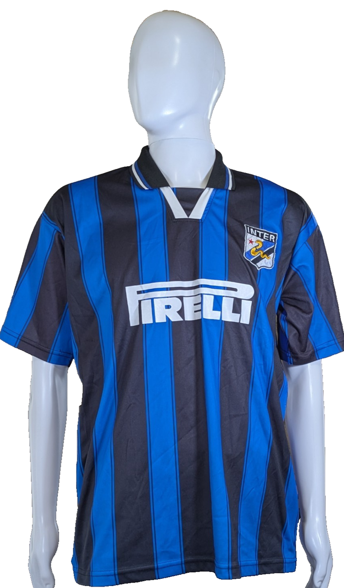 Inter Milan Home Jersey 1998-2000 Baggio #10 Pirelli Retro