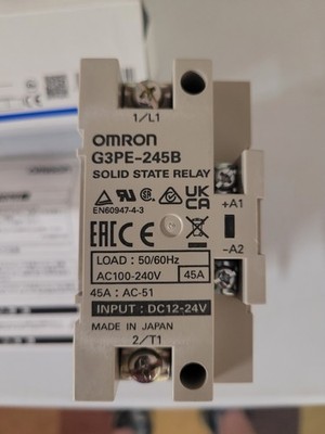1PCS Omron G3PE-245B G3PE245B DC12-24V Solid State Relay In Box -New