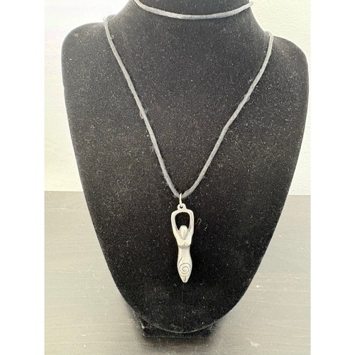 Spiral Goddess Fertility Pendant Necklace Amulet Gaia Spiritual Jewelry