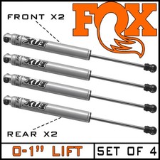 Fox Performance 2.0 Front Rear Shocks 99-06 Silverado Sierra 1500 4wd 0-1 Lift