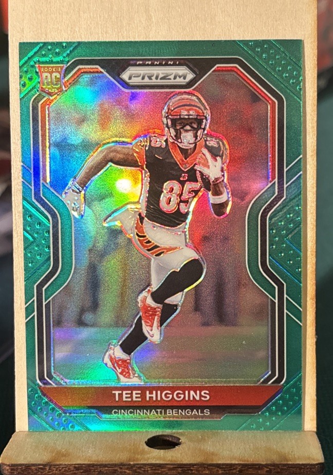 2020 Panini Prizm #308 Tee Higgins Prizm Green