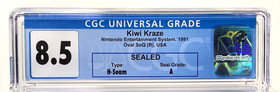 Kiwi Kraze Nintendo NES New 1991 Factory Sealed CGC Graded 8.5 A PSA VGA WATA