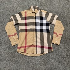 Burberry London England Checkered Plaid Button Down - M