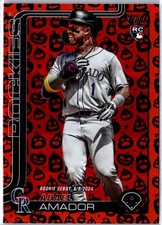 2025 Topps Update #US94 Adael Amador Holiday Jack O?Lanterns