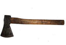 Alte Axt 800 G - 44cm Stiel - gemarkt - DDR Zimmermann Werkzeug (#B51)