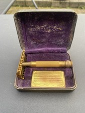 1920’s Vintage Gillette Open Comb “New”  Safety Razor Set