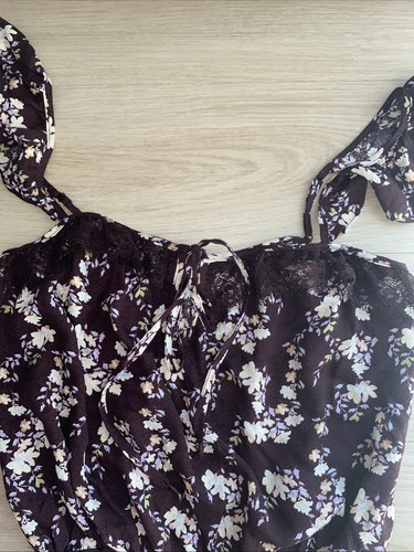 Free People Intimately Take It Away Floral Bodysuit Size XS New - Picture 12 of 16