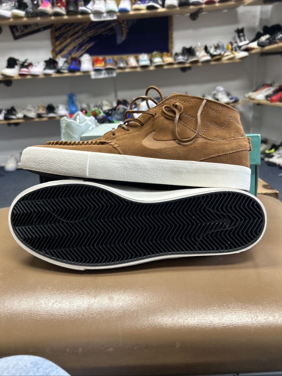 NIKE SB Stefan Janoski スエード スニーカー Size 10- Nike SB Zoom Stefan Janoski Tan Suede Crafted Mid (NEW w