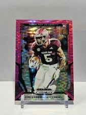 2019 Panini Prizm Draft Picks Prizms Pink Pulsar #115 Trayveon Williams - FB