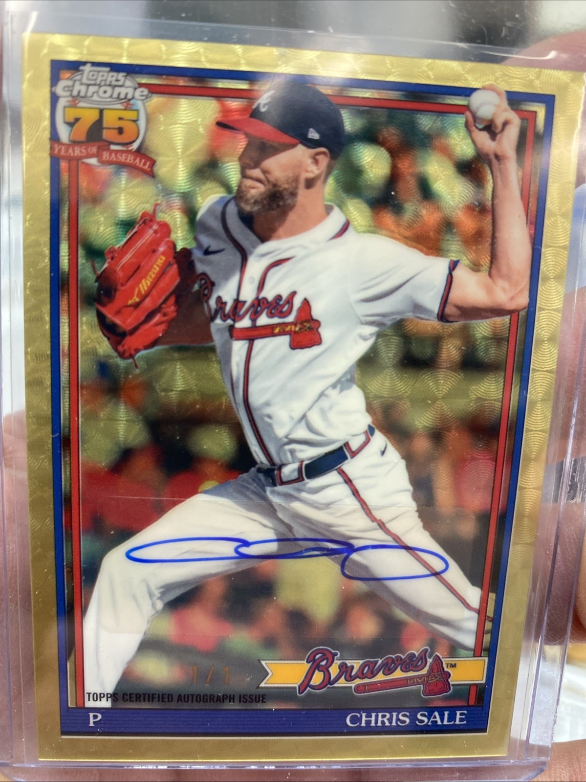 2026 Topps Series 2 Silver Pack 1/1 Superfractor Auto Of Chris Sale