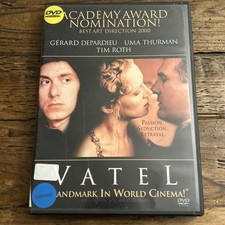 Vatel 2000 DVD Starring Gerard Depardieu, Tim Roth, Uma Thurman Rare OOP Movie