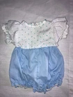 Vintage Cabbage Patch Kids/Doll Clothes - Blue Preemie Outfit (305)
