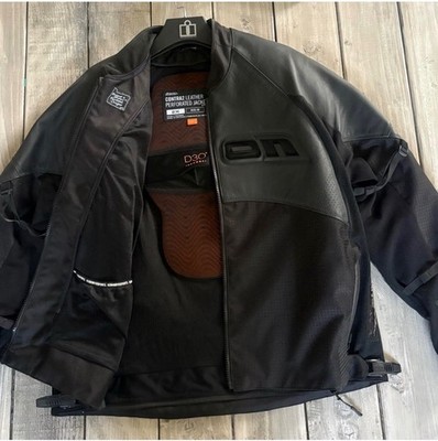 Icon Contra 2 Perforated Leather Jacket | eBay
