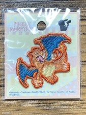 Pocket Monsters Official Seal/ Iron On Patch Charizard Pokemon LIMITED Opened