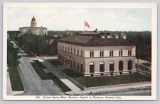 Vintage Denver United States Mint & Capitol Postcard White Border 1915-30