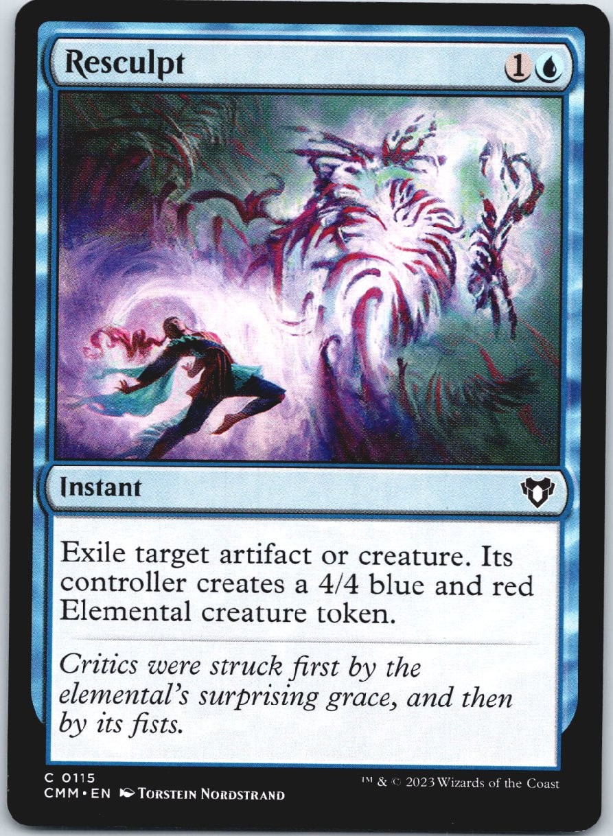 Resculpt Commander Masters CMM 115 NM MTG Card
