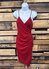 Lulus Ignite My Fire Red Bodycon Dress Size Small NWT