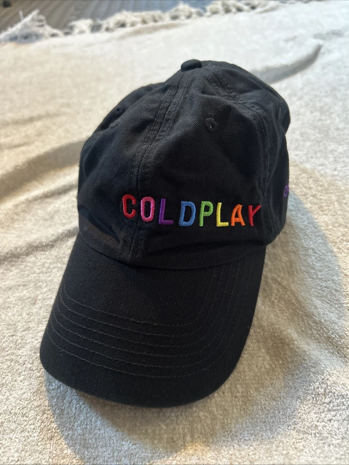 Coldplay Music Of The Spheres Tour Strap Back Cap/Hat Cotton Black & Multi - Image 2 of 4