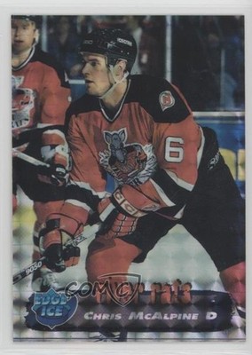 1995-96 Collector's Edge Ice Prism Chris McAlpine #7 Rookie RC 2a2