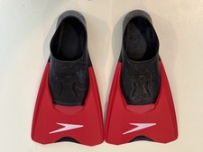 Speedo Switchblade Training Swim Fins Flippers Size XL Mens 11-12 Red Black NEW