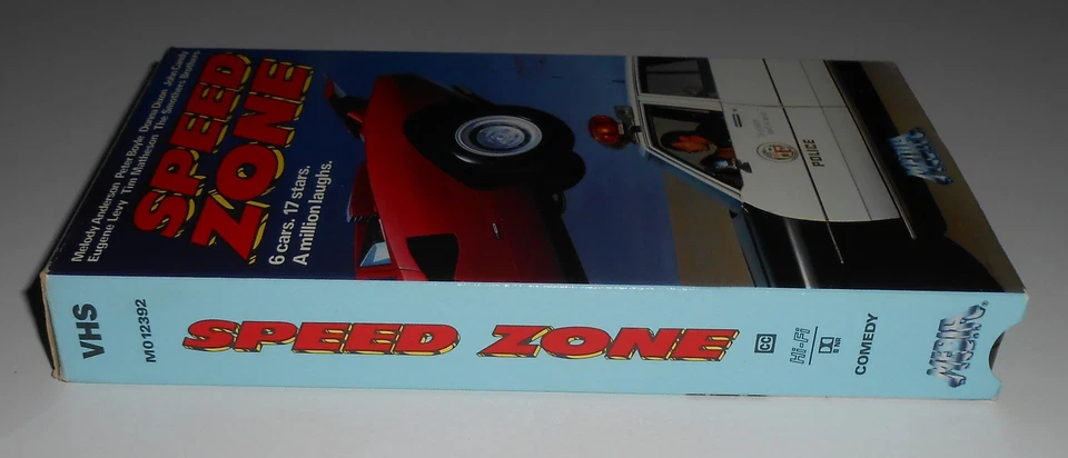 Vtg 1989 1990 SPEED ZONE JOHN CANDY SMOTHERS BROS EUGENE LEVY VHS Tested Rare - Image 3 of 4