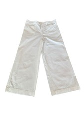 Lauren Ralph Lauren Pants Women 8P Wide Leg Cropped High Rise Cotton Stretch