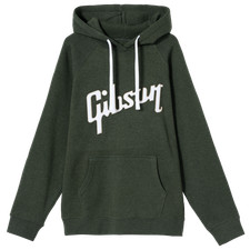 GIBSON Hoodie Chenille Logo Heather Green Medium