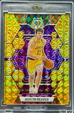Austin Reaves  RARE GOLD MOSAIC REFRACTOR INVESTMENT CARD SSP PANINI LAKERS MINT