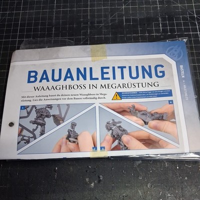 Ork Waaaghboss in Megarüstung Games Workshop Warhammer 40k Orks Tabletop NEU/OVP
