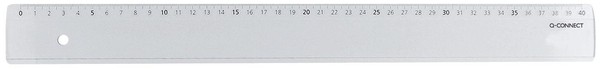 Lineal Plastik 40Cm Transparent-image