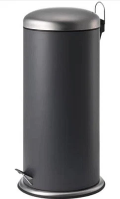Poubelle à Pédale 30l Gris IKEA- Mjosa- 303.254.32 - Photo 1/2