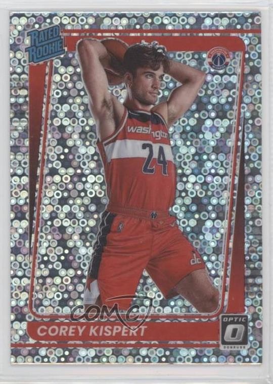 2021 Donruss Optic Rated Fast Break Holo Prizm Corey Kispert #183 Rookie RC 0c6