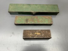 VINTAGE SK S-K TOOLS 3PC METAL TOOL CASE ONLY 1/4" 3/8" 1/2" DRIVE - USA