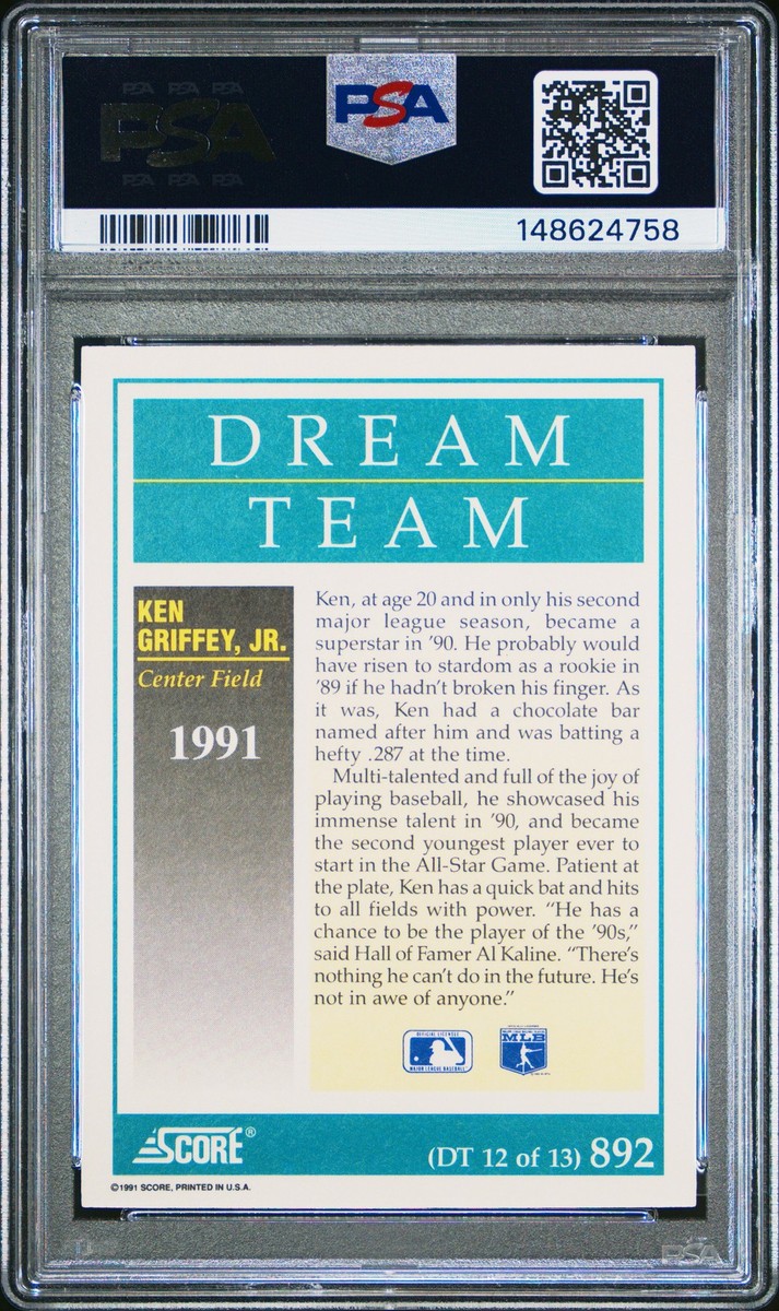 1991 SCORE #892 KEN GRIFFEY JR. PSA 9 | eBay